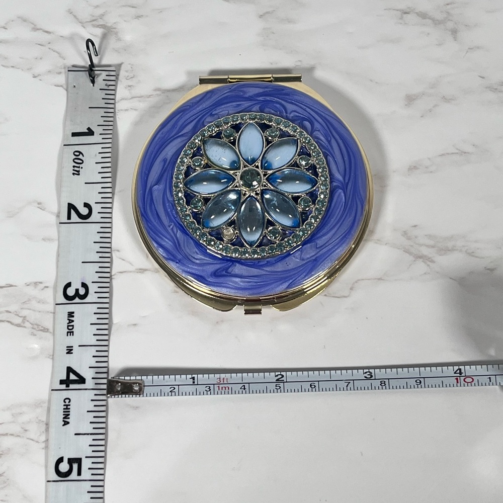 Jeweled Compact Mirror - Picture 8 of 9